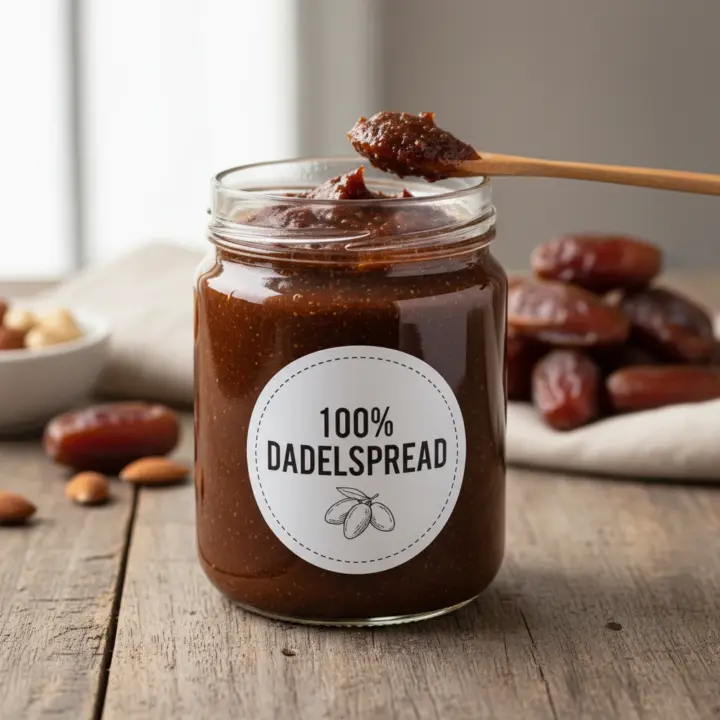 Spicy dipping sauce in small glass jars, modern clean look